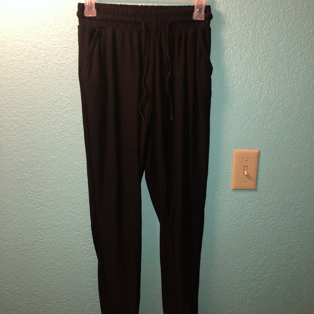Black joggers